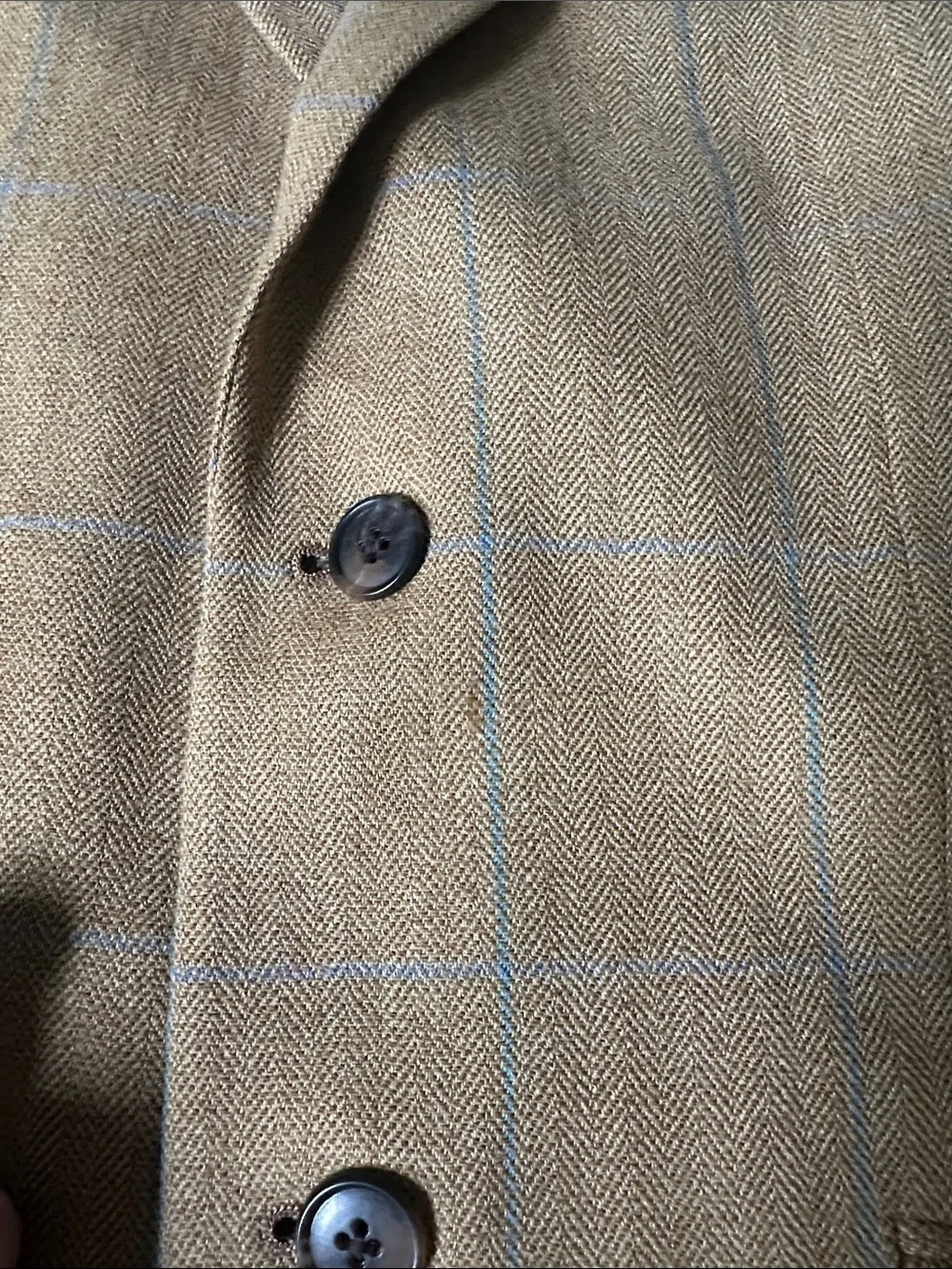Stumper & Fielding Great Britain Tweed plaid Blazer Blend Sport Coat 40R luxury
